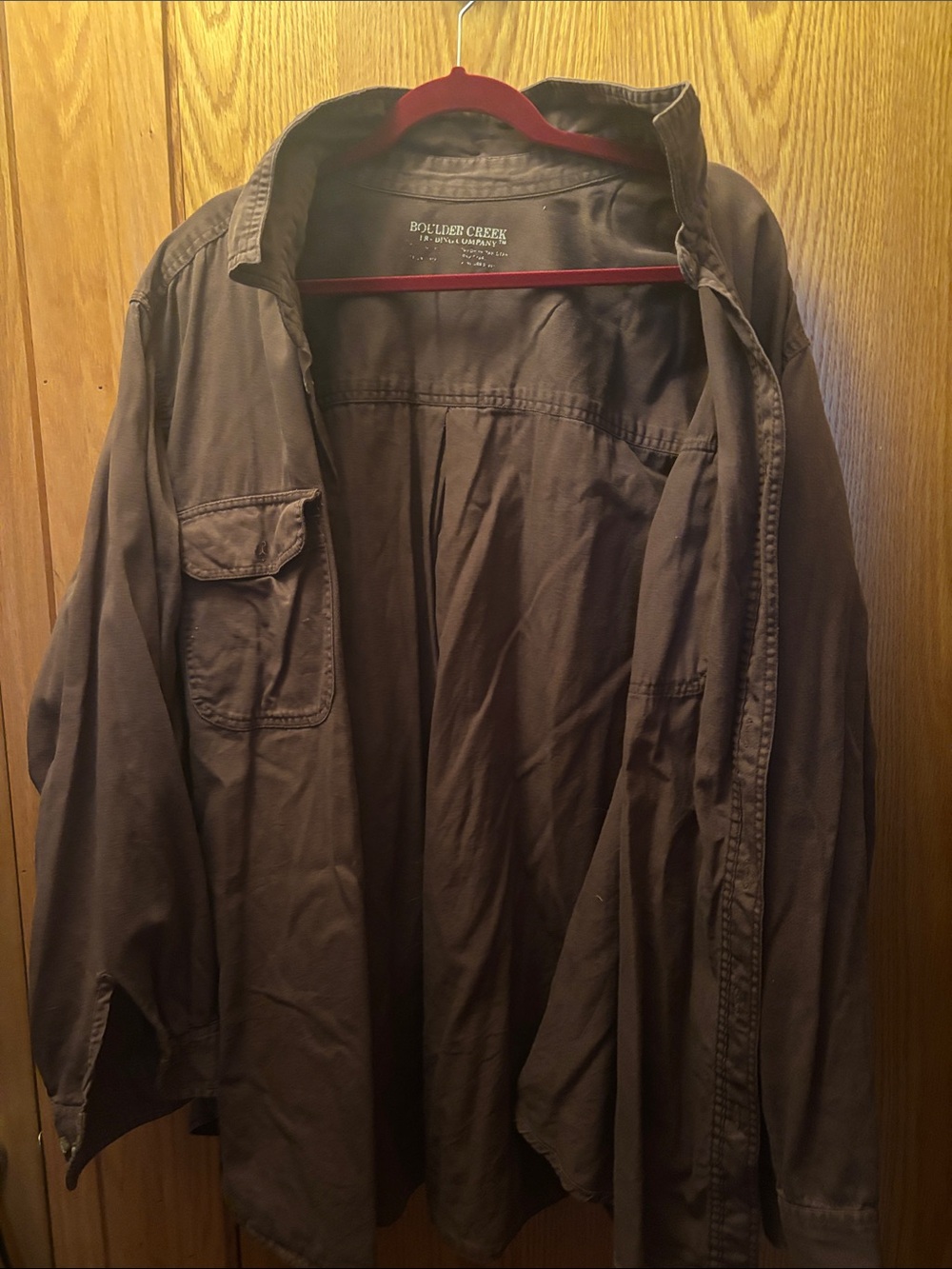 Boulder Creek Lightweight Brown Shirt Jacket